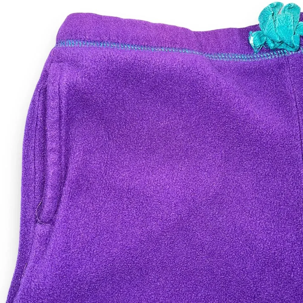 Danskin Now Girls Fleece Pants Casual Pajama Loungewear Purple Medium 7 8